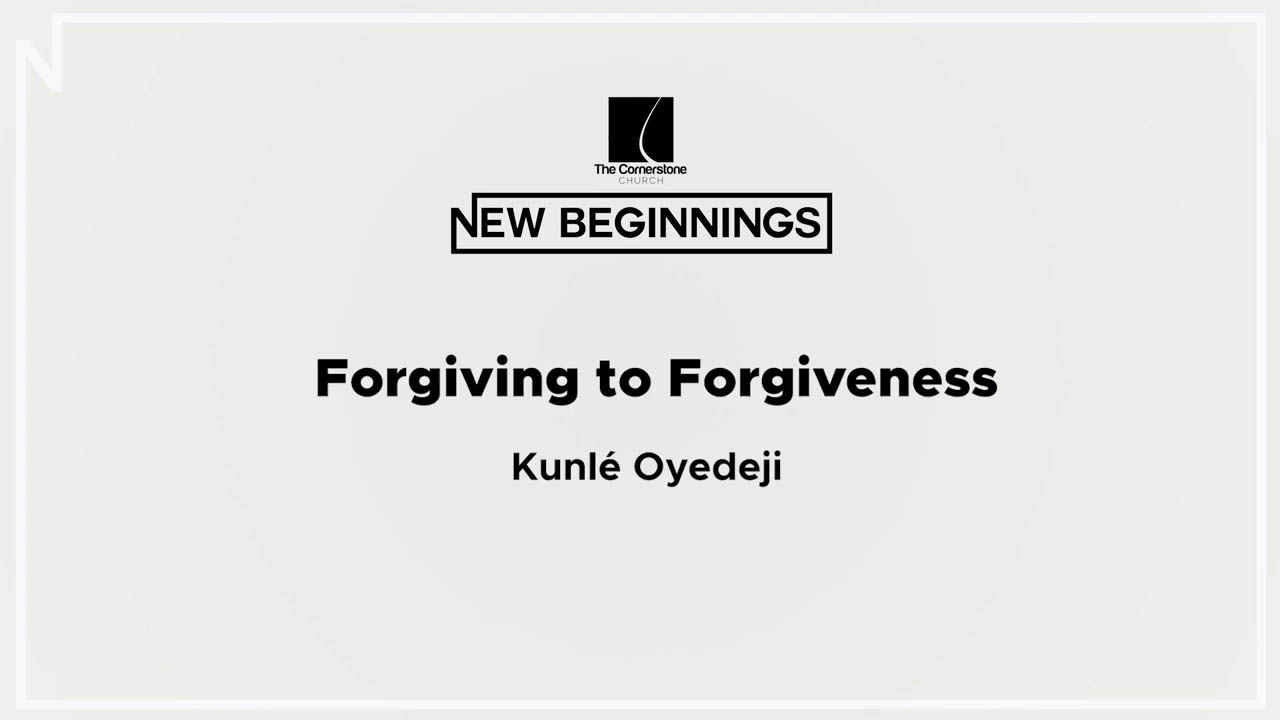 Forgiving to Forgiveness