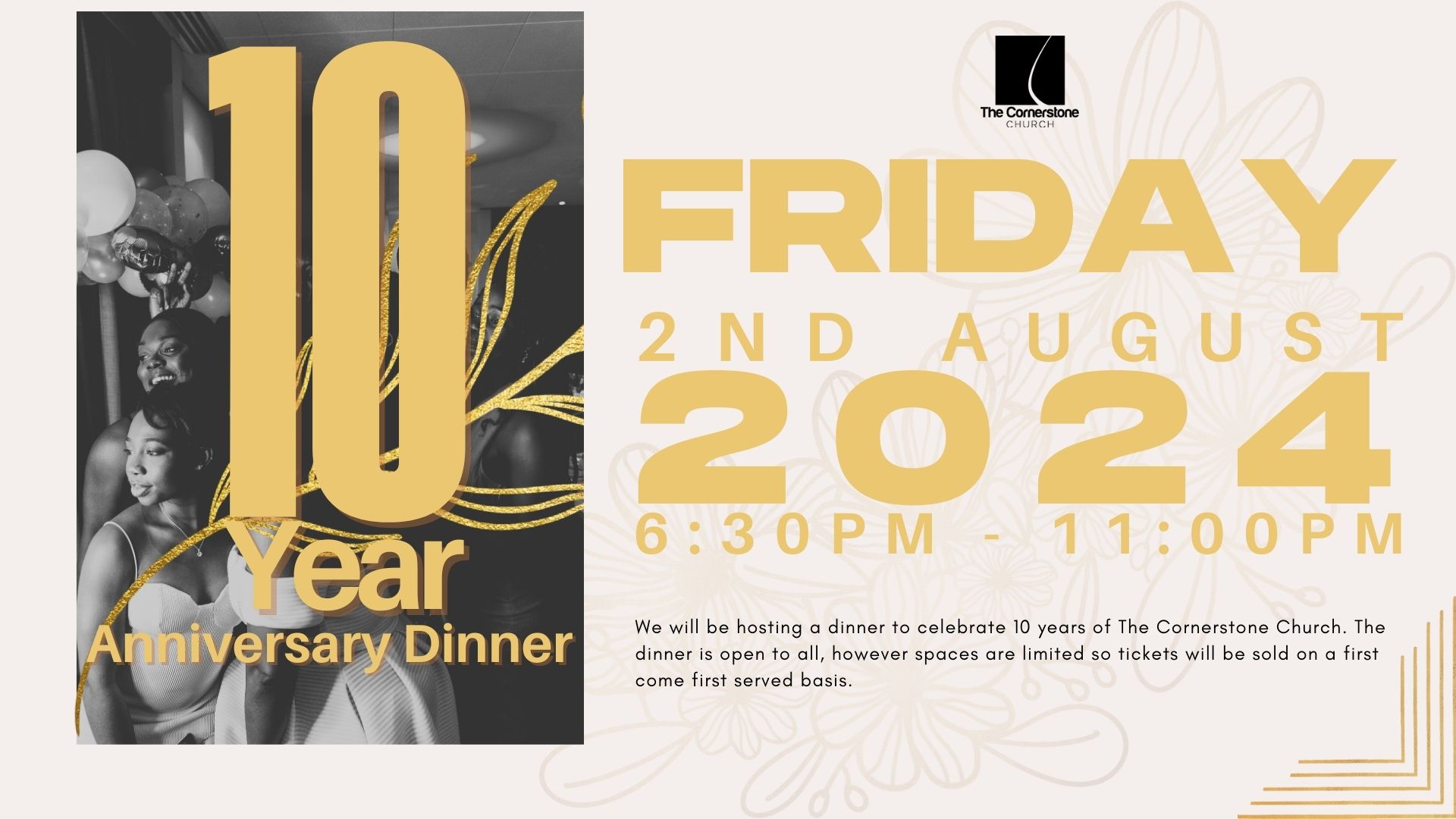10 Year Anniversary Dinner – August 2024
