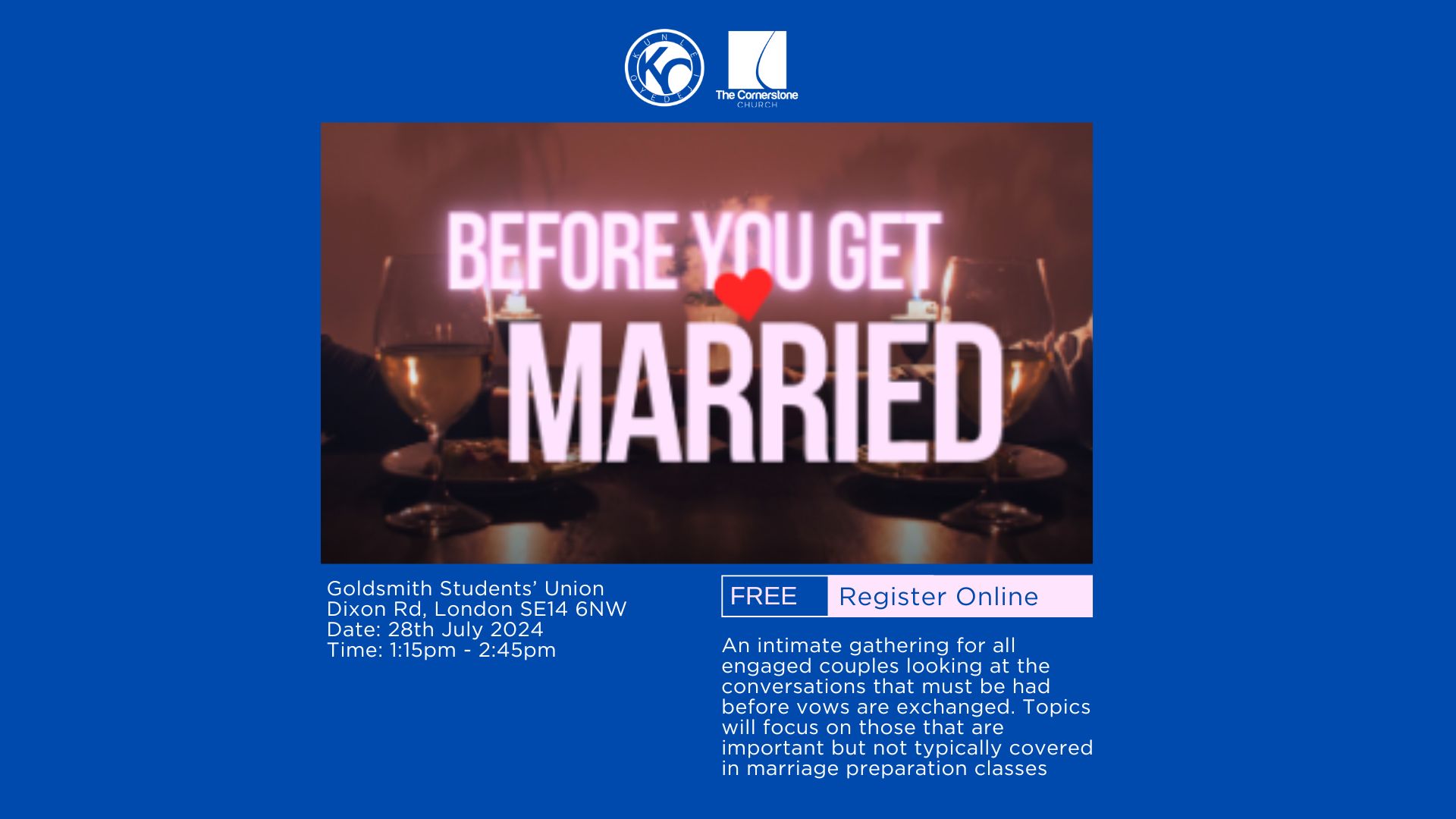 Before You Get Married – One Day Conference – July 2024